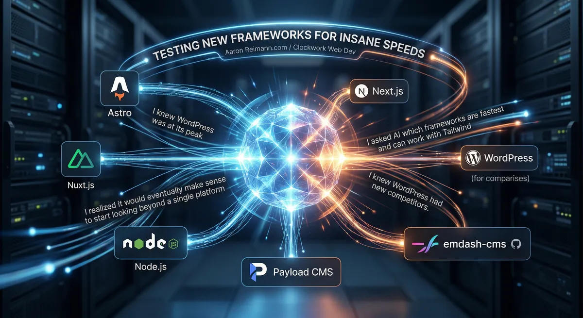 Testing New Frameworks for Insane Speeds